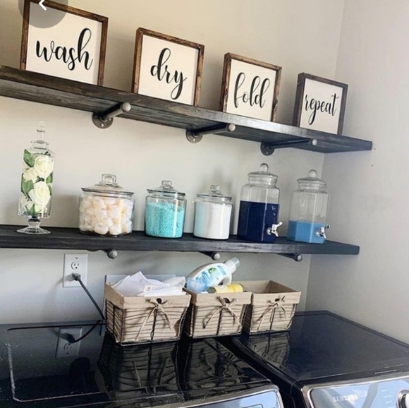 Other - Diy sighn WASH, DRY,FOLD,REPEAT